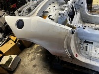 фото thumb №1, Четверть крыло порог блок двигателя pas задняя правый jaguar f-type x152 cabrio