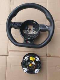 фото thumb №8, Audi a4 b8 a5 рестайлинг руль стёганая кожа мульти tip s-line 8k0419091cp