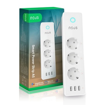 Интеллектуальный удлинитель 15А WIFI NOUS A5