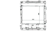 фото thumb №2, Радіаторів mercedes w124 4,2b 92-95 nrf
