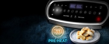 Аэрофритюрница Duronic AF24 XXL с двумя камерами по 4,5 л каждая | ж