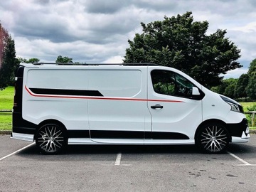 фото thumb №12, Renault trafic 3 2014-19 накладка бампера передней перед спойлер тюнинг