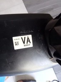 фото thumb №5, Honda clarity 2018 зеркало левая nh883p