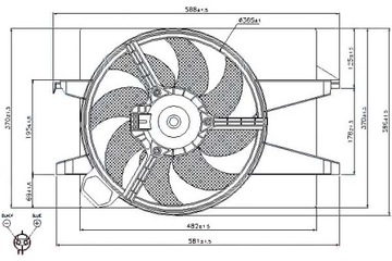 фото thumb №2, Вентилятор радіатор з корпус ford fiesta v fus
