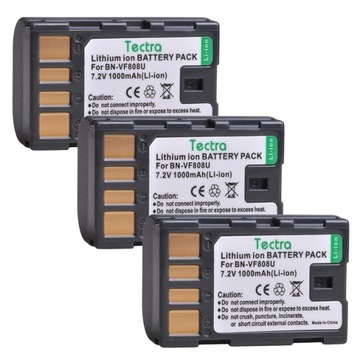 Аккумуляторная батарея для JVC VF808 BN-VF808U BN-VF815U BN-VF823U МОЩНАЯ 1000 мАч