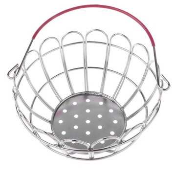 Dziecięcy mini metalowy koszyk na zakupy w supermarkecie