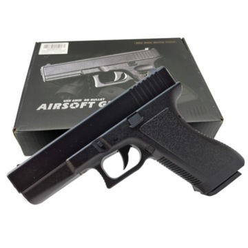 Pistolet METAL, POLIMER Replika ASG na KULKI 6mm +2 Tarcze