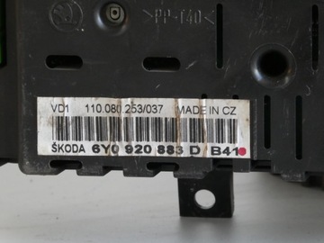 фото thumb №5, Спидометр приборы skoda fabia i рестайлинг 1.9tdi