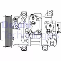 фото thumb №2, Компрессор кондиционер. toyota auris 07- delphi