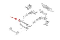 фото thumb №3, Kia ceed ii jd 2012-2015 панель фары кронштейн фара правый 64166a2000