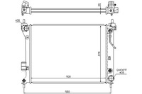 фото thumb №1, Nissens радиаторов двигателя hyundai i20 1.2/1.4/1.6