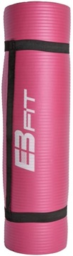 Мат фитнес йога толстая 15 -мм не -сластика EB fit