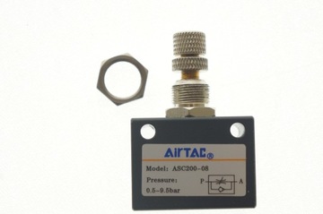 ДРОССЕЛЬНЫЙ И ОБРАТНЫЙ КЛАПАН AIRTAC ASC20008 1/4-1/4