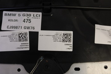 фото thumb №8, Перед bmw g30 g31 lci рестайлинг бампер капот м-пакет pas крыло led 475