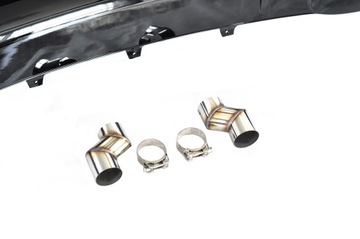 фото thumb №10, Диффузор накладка бампера audi a4 b8 2008-2011 образец rs4 полный чёрный