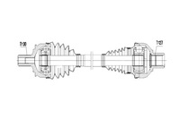 фото thumb №10, Піввісь привідна mercedes a w176 b w242 w246 15- atm