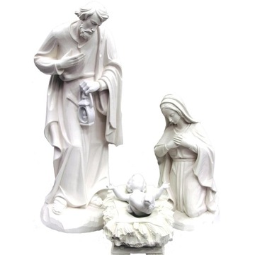 Święta Rodzina z Włókna Szklanego - 60 cm, Brąz