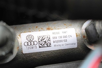 фото thumb №10, Audi система топливный 3.0 tdi форсунки 059130277cp + планка 059130089bt 059130