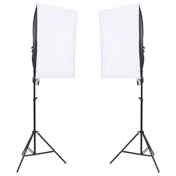 PROFESJONALNE LAMPY STUDYJNE 2 SZT 40X60CM