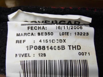 фото thumb №10, Обивка сиденья сиденье водителя 1p0881405b seat leon ii левая