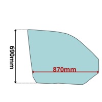 фото thumb №1, Стекло опускная дверь правая vw transporter t6 15- 0595