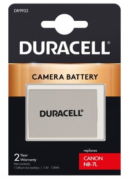 ХЛЫСТ. DURACELL ДЛЯ CANON NB-7L POWERSHOT G10 G11 G12