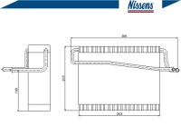 фото thumb №2, Випарник кондиціонера [nissens]