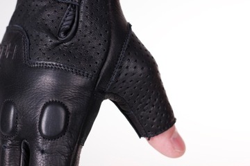 ГУСАРСКИЕ КОЖАНЫЕ МОТОЦИКЛОВЫЕ ПЕРЧАТКИ БЕЗ ПАЛЬЦЕВ
