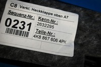 фото thumb №7, Обивка задней крышки audi a7 s7 4k8 4k8867606