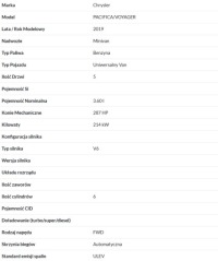 фото thumb №6, Chrysler pacifica ii 16- wąż труба датчик шланг par топлива 05281489aa