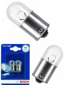 ЛАМПОЧКА R5W 12V PURE LIGHT BOSCH 5W BA15S 2 ШТ.