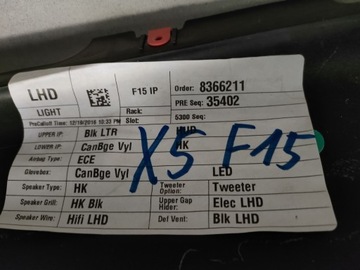 фото thumb №15, Нова панель консоль bmw x5 f15 проекційний дисплей шкіра b