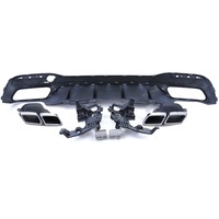 фото thumb №9, Бампер дифузор вихлоп mercedes amg gls x166 15-19