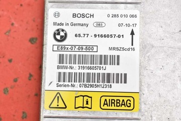 фото thumb №7, Модуль датчик подушка безопасности подушек 9166057-01 bmw e87 рестайлинг 07-12