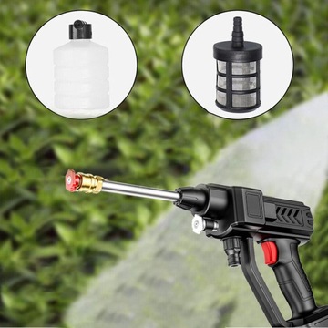 WYSOKOCIŚNIENIOWY PISTOLET DO MYCIA SAMOCHODU AUTA 300W+2AKU