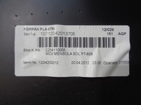 фото thumb №9, Підпірка полиці боковина багажника fiat qubo bipper nemo ліва чорна