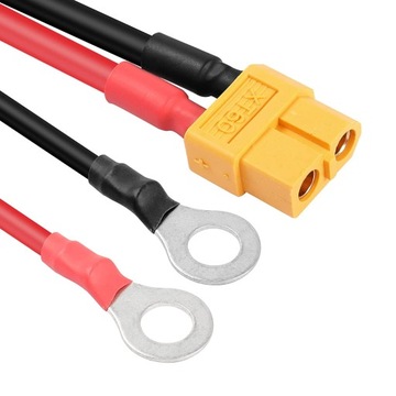 Кабель с разъемом «мама» XT60 к уплотнительному кольцу, 1 м, 12AWG