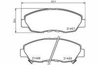 фото thumb №1, Textar тормозные колодки тормозные honda accord iv accord v a