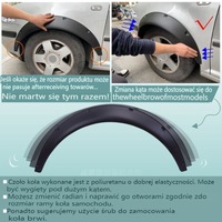 фото thumb №9, 4x расширители подкрылок брызговики широкий приводы подкрылок