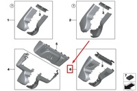 фото thumb №7, Bmw 3 g20, g28 набор защита основа зеркал 9108976 nowe оригинальные 51169