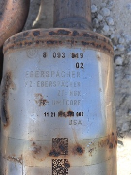 фото thumb №10, Глушник вихлоп bmw x3m f97 x4m f98 8093521 8093519 8093521 kpl оригінал