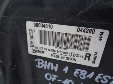 фото thumb №11, Лампа права фара bmw 1 e81 e87 07-10 рестайлінг