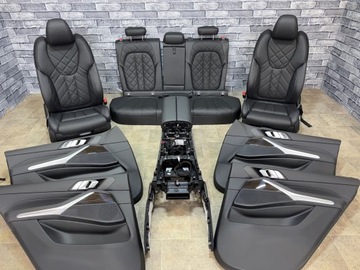 фото thumb №6, Bmw x5 g05 салон сиденья диван обшивки м-пакет кожа з підігрівом schwarz