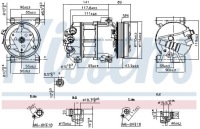 фото thumb №13, Nissens компрессор кондиционера fiat 500l punto tipo 0.9-1.4lpg 09.12-