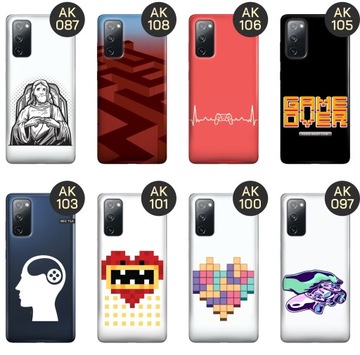 ETUI DO SAMSUNG GALAXY S20 FE / 5G WZORY DLA GRACZA GRACZ GAMER GAME OVER