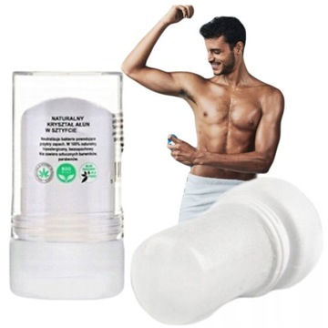 DEZODORANT MĘSKI NATURALNY BEZ ALUMINIUM ANTYPERSPIRANT NEUTRALIZUJE POT