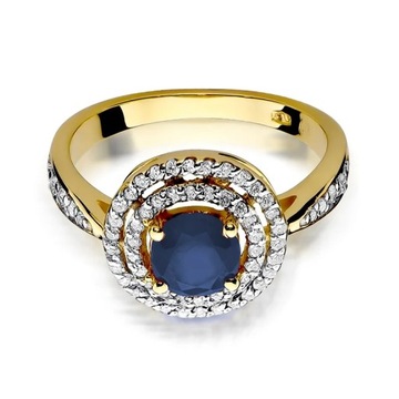 Кольцо W-274 Shafir Brylantes Yellow Gold 585