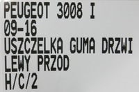 фото thumb №9, Peugeot 3008 i 09-16 рамка прокладка резиновый элемент стекло дверь левый перед