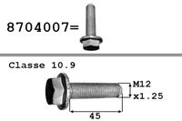 фото thumb №1, Sasic 8704007 болт колеса шківний