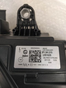 фото thumb №15, Skoda superb 4 2024- лампа фара лівий балка перед базовий led комплектна